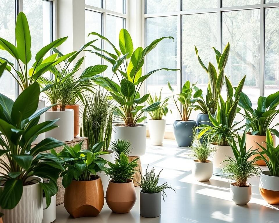 Moderne plantenpotten voor een groene oase binnen