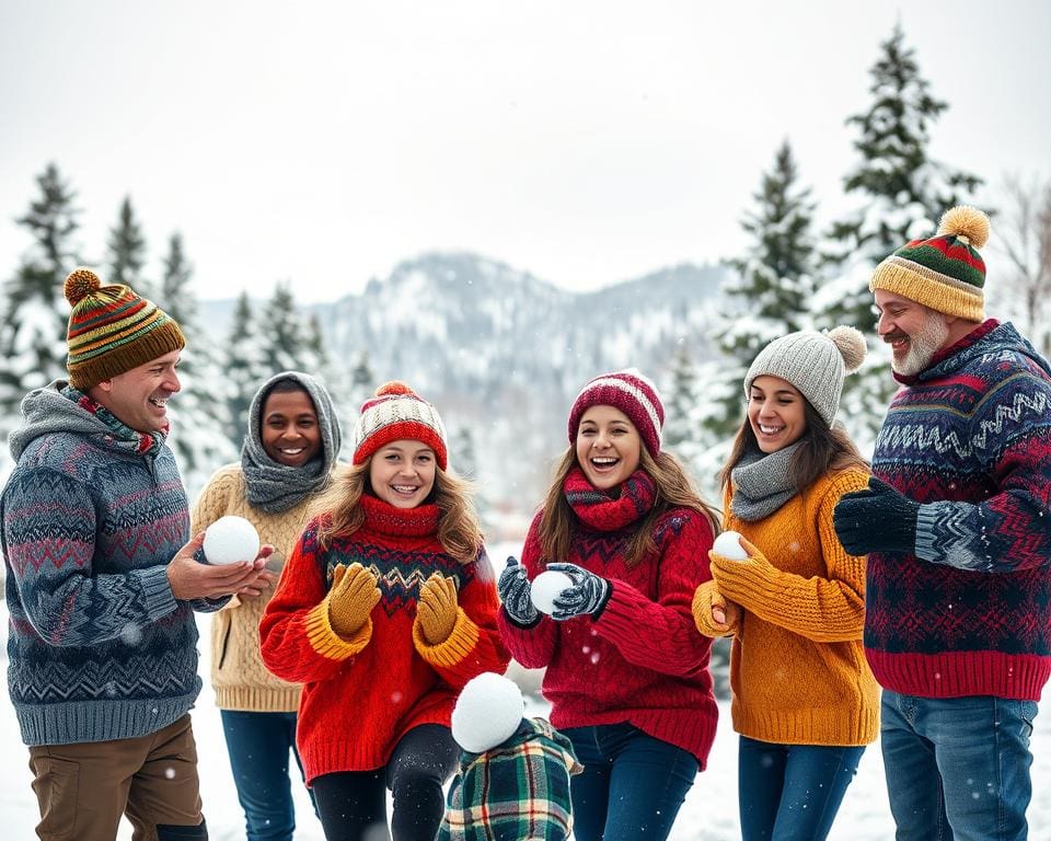 Warme truien voor actieve winterdagen